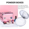 image:imageBeaupretty Portable Loose Powder Box with Puff Compact Empty Powder Case 295In Travel Cosmetic Container Lightweight Refillable Makeup AccessoryColorful