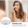 image:imageBeaupretty Portable Loose Powder Box with Puff Compact Empty Powder Case 295In Travel Cosmetic Container Lightweight Refillable Makeup AccessoryColorful
