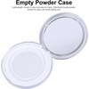 image:imageBeaupretty Portable Loose Powder Box with Puff Compact Empty Powder Case 295In Travel Cosmetic Container Lightweight Refillable Makeup AccessoryColorful
