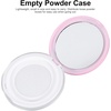 image:imageBeaupretty Portable Loose Powder Box with Puff Compact Empty Powder Case 295In Travel Cosmetic Container Lightweight Refillable Makeup AccessoryPink