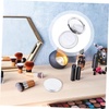 image:imageBeaupretty Portable Loose Powder Box with Puff Compact Empty Powder Case 295In Travel Cosmetic Container Lightweight Refillable Makeup AccessorySilver