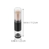 image:imageBeaupretty Refillable Travel Makeup Brush with Press Dispense Bottle  Soft Bristles Foundation and Blush Brush for Even Coverage Portable Cosmetic ToolBeige