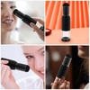 image:imageBeaupretty Refillable Travel Makeup Brush with Press Dispense Bottle  Soft Bristles Foundation and Blush Brush for Even Coverage Portable Cosmetic ToolBlack
