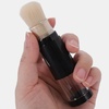 image:imageBeaupretty Refillable Travel Makeup Brush with Press Dispense Bottle  Soft Bristles Foundation and Blush Brush for Even Coverage Portable Cosmetic ToolBeige