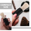 image:imageBeaupretty Refillable Travel Makeup Brush with Press Dispense Bottle  Soft Bristles Foundation and Blush Brush for Even Coverage Portable Cosmetic ToolBeige