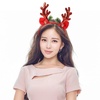 image:imageBeaupretty Reindeer Antlers Headband Elk Antler Headband with Bell Headpiece Christmas Festival Party Accessories for Women and GirlsRedRed
