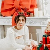 image:imageBeaupretty Reindeer Antlers Headband Elk Antler Headband with Bell Headpiece Christmas Festival Party Accessories for Women and GirlsRedRed