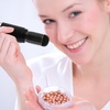 image:imageBeaupretty Retractable Blush Brush with Refillable Loose Powder Bottle Jars for Color Highlight Contour Blush Powder Cosmetics