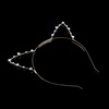 image:imageBeaupretty Rhinestone Cat Ear Headband Cute Animal Ear Hair Hoop Crystal Headwear Fancy Dress Hair Accessories For Wedding Costume Party Golden