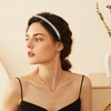 image:imageBeaupretty Rhinestone Elastic Headbands Set of 6 Thin Sparkly Hair Bands Lightweight NonSlip Decorative Hair Accessories for Women Weddings Parties