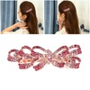 image:imageBeaupretty Rhinestone Hair Clips Elegant Crystal Barrettes Lightweight Hair Accessories for Women and Ladies Secure Hold Hairpin for Parties and Daily Styling