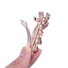 image:imageBeaupretty Rhinestone Hair Clips Elegant Crystal Barrettes Lightweight Hair Accessories for Women and Ladies Secure Hold Hairpin for Parties and Daily Styling