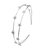 image:imageBeaupretty Rhinestone Headpiece Star HeadbandRomantic Star Crystal Rhinestone Tiara Bridal Wedding Headpiece for Women Girls  Pearl