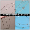 image:imageBeaupretty Rhinestone Headpiece Star HeadbandRomantic Star Crystal Rhinestone Tiara Bridal Wedding Headpiece for Women Girls  Pearl