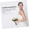 image:imageBeaupretty Rhinestone Star Crown Bridal Crystal Star Tiara Jewelry Headpiece Silver Wedding Christmas Hair Accessories for Women and Girls