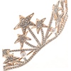 image:imageBeaupretty Rhinestone Star Crown Headband Goddess Crown Bridal Tiara Bridal Headpiece for Women Gold