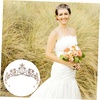 image:imageBeaupretty Rhinestone Star Crown Headband Goddess Crown Bridal Tiara Bridal Headpiece for Women Gold
