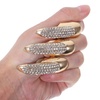 image:imageBeaupretty Ring Metal Claw Nail Rings 10Pcs Halloween Costume Accessories Durable Alloy Fingertip Nail Art Rings for Women and MenGolden