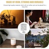 image:imageBeaupretty Rotating Candle Holder Christmas Carousel Spinning Candlestick Tealight Holder Romantic Candle Spinner for Holiday New Year Party Wedding GoldenSilver