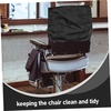image:imageBeaupretty Salon Chair Back Covers Black Protective Backrest Cover for Hairdressing Chairs Easy to Install StainResistant for Beauty Salons and Barber ShopsBlack