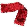 image:imageBeaupretty Sequin Headband Elastic Glitter Hairband for Women and Girls Padded Sports Headwear Hair Accessory for Birthday Party Cosplay Halloween Festivals Carnivals Costume EventsRed