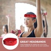 image:imageBeaupretty Sequin Headband Elastic Glitter Hairband for Women and Girls Padded Sports Headwear Hair Accessory for Birthday Party Cosplay Halloween Festivals Carnivals Costume EventsRed