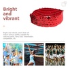 image:imageBeaupretty Sequin Headband Elastic Glitter Hairband for Women and Girls Padded Sports Headwear Hair Accessory for Birthday Party Cosplay Halloween Festivals Carnivals Costume EventsRed