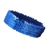 image:imageBeaupretty Sequin Headband Elastic Glitter Hairband for Women and Girls Padded Sports Headwear Hair Accessory for Birthday Party Cosplay Halloween Festivals Carnivals Costume EventsBlue