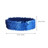 image:imageBeaupretty Sequin Headband Sparkly Elastic Hairband for Women Girls Glitter Hair Accessory for Holding Hair Out of Eyes Birthday Party Cosplay Halloween Festival Carnival CheerleaderBlue
