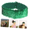 image:imageBeaupretty Sequin Headband Sparkly Elastic Hairband for Women Girls Glitter Hair Accessory for Holding Hair Out of Eyes Birthday Party Cosplay Halloween Festival Carnival CheerleaderGreen