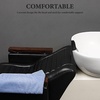 image:imageBeaupretty Shampoo Bowl Neck Cushion 2 Pack CrescentShaped Neck Rest Pillow for Salon Spa Hair Washing Sink Soft NonSlip Support 708X334X196 Inch