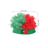image:imageBeaupretty Short Curly Afro Wig with USA Flag Hairband Patriotic Sports Fan Wig for Soccer Football Matches Fluffy National Flag Costume AccessoryMulticolor