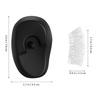 image:imageBeaupretty Silicone Ear Covers 2 Pairs Transparent Ear Cups for Shower Hair Dye Protection Universal Size Comfortable Protectors for Salon Bath Use