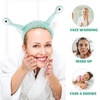 image:imageBeaupretty Skin Care Headbands Spa Headband Face Wash Makeup Cartoon Snail Cute Funny Hair Hoop for Shower Washing FaceGreen