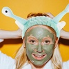 image:imageBeaupretty Skin Care Headbands Spa Headband Face Wash Makeup Cartoon Snail Cute Funny Hair Hoop for Shower Washing FaceGreen
