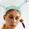 image:imageBeaupretty Skin Care Headbands Spa Headband Face Wash Makeup Cartoon Snail Cute Funny Hair Hoop for Shower Washing FaceGreen