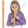 image:imageBeaupretty Small Soprano Recorder Flute for Kids 8Hole Woodwind Musical Instrument Early Education Music Sound Toy Portable 1259In