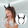 image:imageBeaupretty Snail Antenna Headband Plush Headdress Hair Hoop Hairband Headwear Costume Hair Accessories for Adult Party