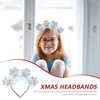 image:imageBeaupretty Snowflake Headband Christmas Snowflake Head Boppers Glitter Headband Tiara Hair Hoop Headpiece Accessories Christmas Party1 Count Pack of 1