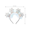 image:imageBeaupretty Snowflake Headband Christmas Snowflake Head Boppers Glitter Headband Tiara Hair Hoop Headpiece Accessories Christmas Party2300X2000X200CM
