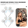 image:imageBeaupretty Snowflake Headband Christmas Snowflake Head Boppers Glitter Headband Tiara Hair Hoop Headpiece Accessories Christmas Party2300X2000X200CM