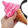 image:imageBeaupretty Spa Headband  2PCS Ice Cream Cone Hair Band Party Hat Headpiece for Halloween Dessert Party Costume