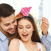 image:imageBeaupretty Spa Headband  2PCS Ice Cream Cone Hair Band Party Hat Headpiece for Halloween Dessert Party Costume