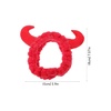 image:imageBeaupretty Spa Headband for Women Devil Horn Headband Washing Face Makeup Plush Spa Women Shower Hairband Red
