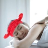 image:imageBeaupretty Spa Headband for Women Devil Horn Headband Washing Face Makeup Plush Spa Women Shower Hairband Red