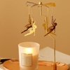 image:imageBeaupretty Spinning Candle Holder Carousel Table Rotating Tea Light Holder for Valentines Day