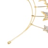 image:imageBeaupretty Star Headband Bridal Headband Wedding Headpiece Rhinestone Star Hair Accessory for Women Girls Lightweight Bridal Hair Accessory for Weddings Parties Birthdays EngagementsGolden