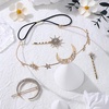 image:imageBeaupretty Stars and Moon Hair Clips Rhinestone Hair Pins Moon and Star Headband Side Clip Wedding Head Chain Accessoeies Headpiece for Women Girls