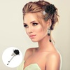 image:imageBeaupretty Steampunk Hair Clips with Tassels Chain Rose Flower Hair Clip Vintage Halloween Headdress Goth Gothic Hair Accessories for Women Girls BlackBlack
