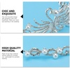 image:imageBeaupretty Swan Tiara White Swan Crown Pearl Crown Crystal Queen Halo Rhinestone Hair Jewelry Pageant Wedding Prom Princess for Wedding Birthday Prom Show